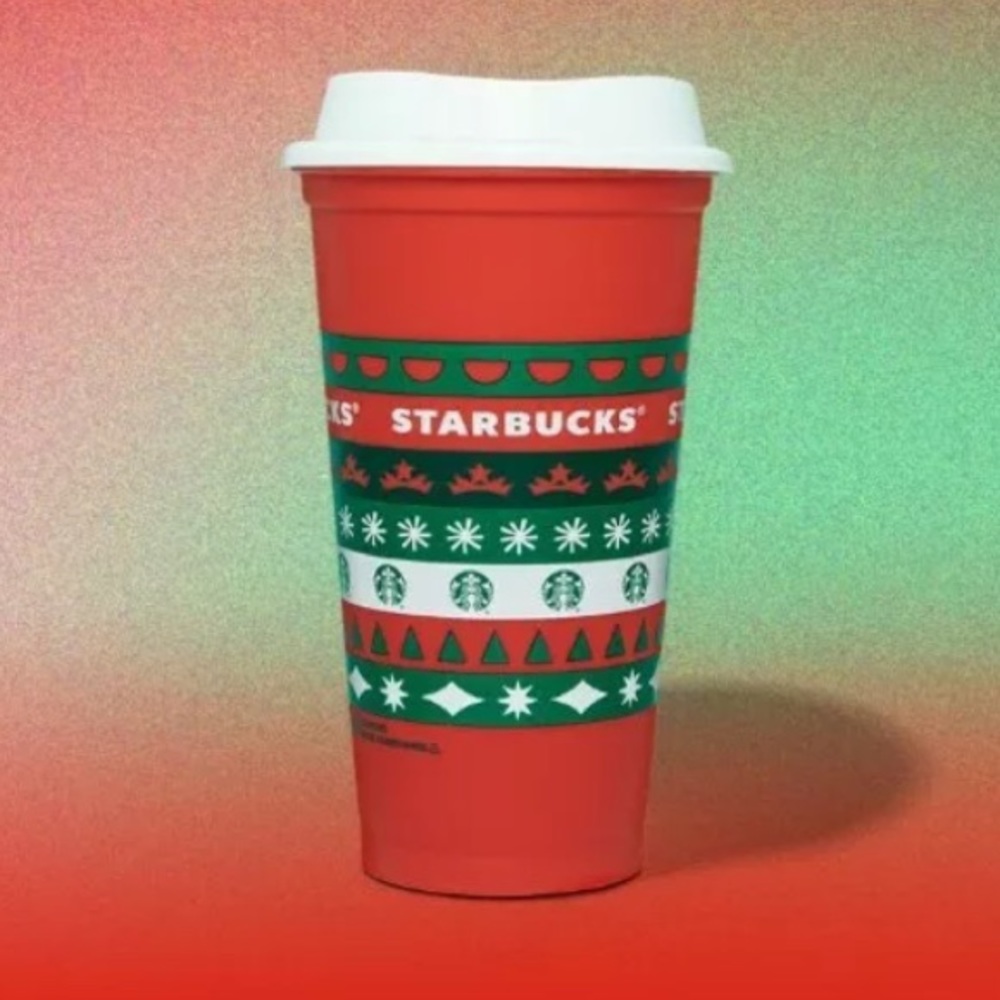 STARBUCKS 2020 Holiday Reusable Cup Grande 16oz
